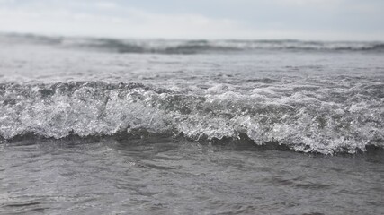 Small waves at the coast