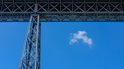 Naklejka premium Pontes de ferro no Porto