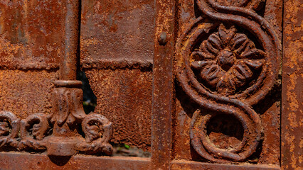 detalhe de uma porta