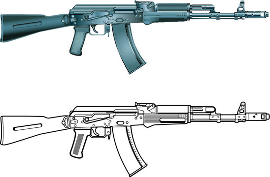 military assault rifle