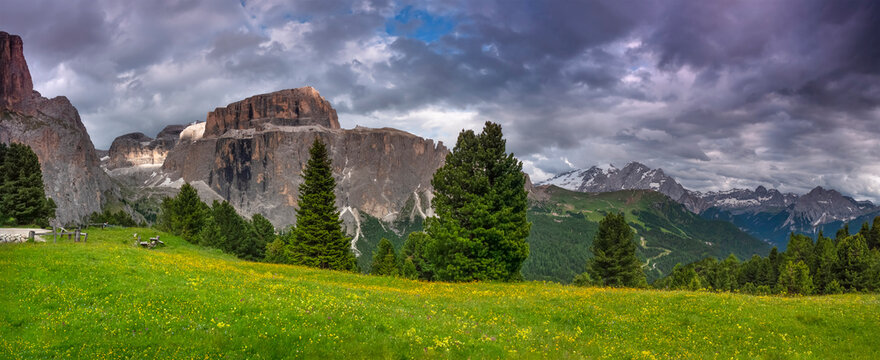 Panorama - Gruppo Del Sella,Sella Ronda,Sellaronda