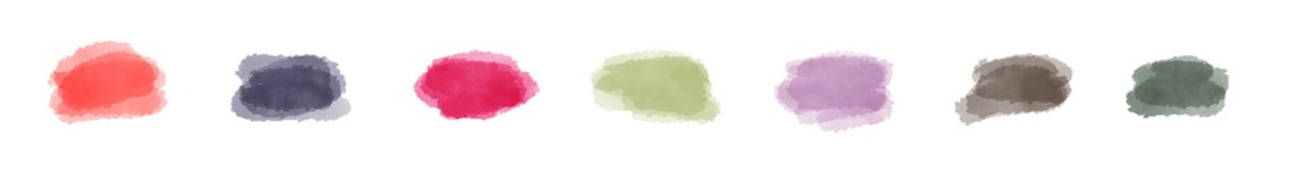 Abstract art hand paint isolated on white background.