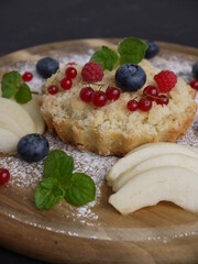 Birnenstreuselkuchen