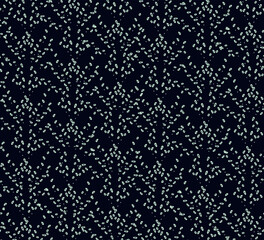 Beautiful modern print on fabric dotted, rounded graphic patterns, elements.