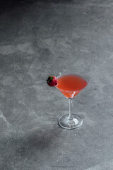 strawberry cocktail martini bloodhound cosmopolitan glassware