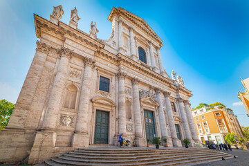 San Giovanni dei Fiorentini church under a clear sky