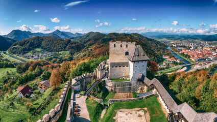 Fototapeta na wymiar Castle in Celje city