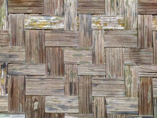 background texture of bamboo fences for homes, etc