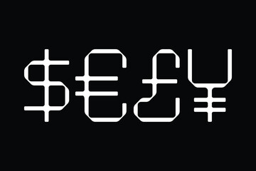 geometric, structured and straightforward, tech, technology, code, coding, development, elegant, minimalist character font, type, typography.