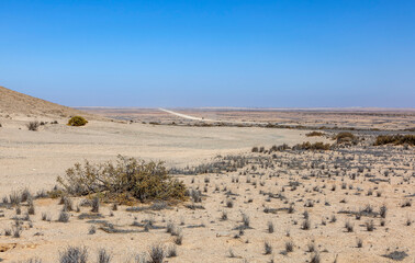 Fototapeta na wymiar Landschaft am Vogelfederberg, Namibia