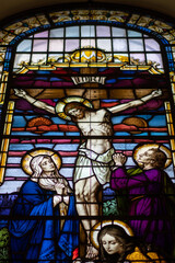 window display inside the chruch