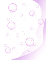 pink bubble background and cool fresh background