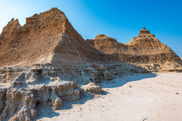 Rock Formations in Badlands National Park