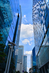 서울 중심가 고층빌딩