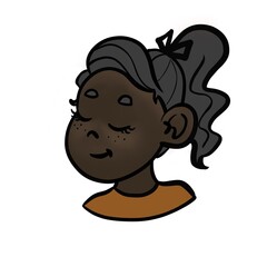Niña ilustración