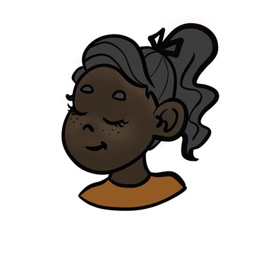 Ni&ntilde;a ilustraci&oacute;n