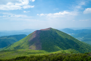 大分県の平治岳、大船山の登山道 Trail of Mt.Heijidake and Mt.Taisenzan in Oita Prefecture