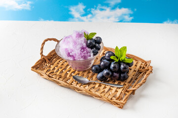 かき氷　Shaved ice that Asian foods