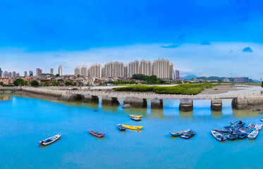 Luoyang Bridge scenic spot, Quanzhou City, Fujian Province, China