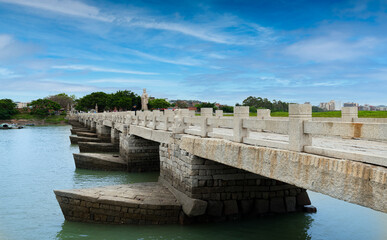 Luoyang Bridge scenic spot, Quanzhou City, Fujian Province, China