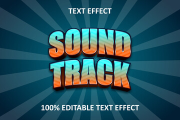 Warp Arch Editable Text Effect Blue Orange