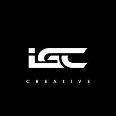 IGC Letter Initial Logo Design Template Vector Illustration