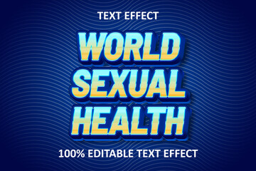 Fototapeta premium Light Emboss Editable Text Effect Orange Blue