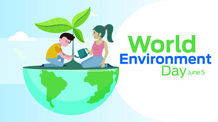 Obraz na płótnie Canvas World Environment Day on june 5