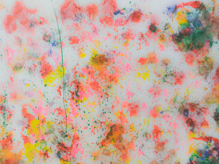 Colorful Abstract Shape. Watercolor Poster. Texture Paste. Set Poster. Paint Artistic. Design Pattern. Art Stain. Splash Fluid. Grunge Fluid.