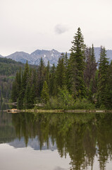 Pyramid Lake on a Cloudy Morning