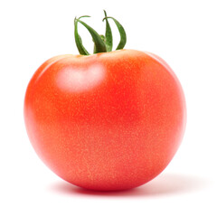 fresh tomato isolated on white background