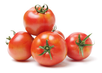 fresh tomato isolated on white background