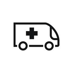 Ambulance icon design vector illustration