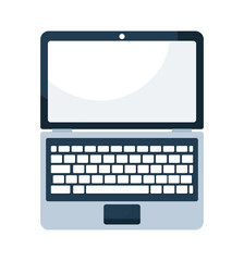 open gray laptop