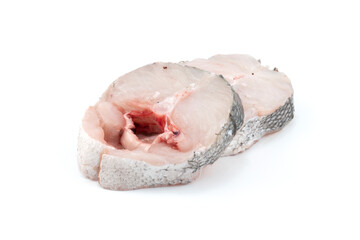 Rodaja de merluza fresca de palangre