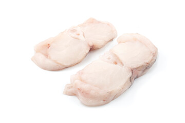 Rape fresco fondo blanco