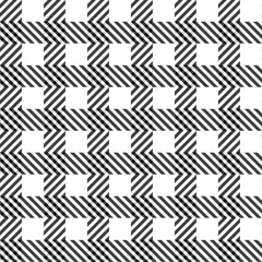 Simply checkerboard Seamless abstract pattern on black and white background, pattern design for decorating, wallpaper, fabric, backdrop. vector illustration