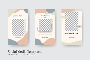 Minimal fashion sale instagram stories template