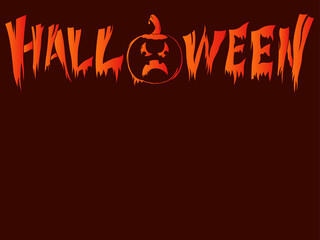 Bright postcard for Halloween