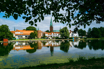 Die Altstadt von Lübeck.