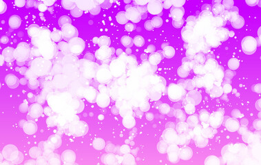 White splatter on purple background