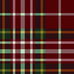 Seamless vector tartan pattern for fabric, textile, wrapping etc. Plaid background
