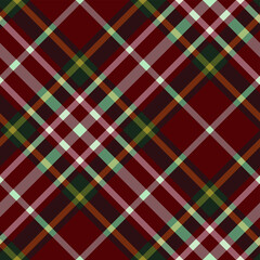 Seamless vector tartan pattern for fabric, textile, wrapping etc. Plaid background