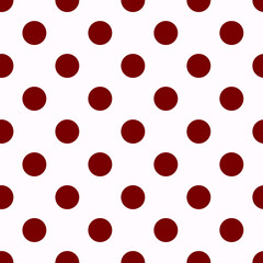 vector print of peas, seamless red circles for print or clothes