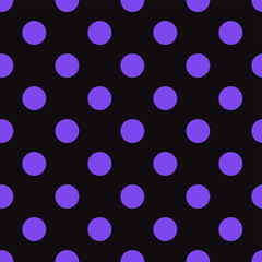 vector print of peas, seamless purple circles for print or clothes