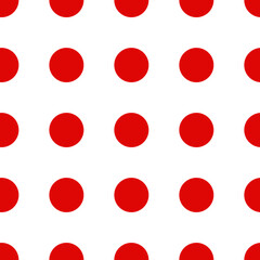 vector print of peas, seamless red circles for print or clothes