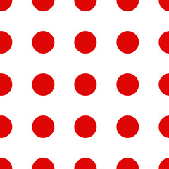 vector print of peas, seamless red circles for print or clothes