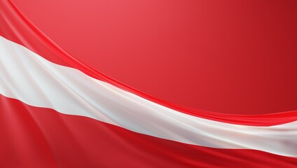 Abstract Austria Flag 3D Render (3D Artwork)