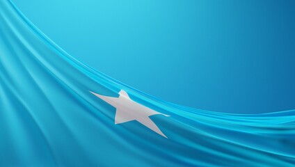 Abstract Somalia Flag 3D Render (3D Artwork)