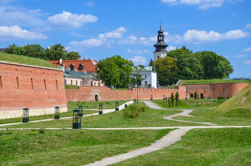 Fortifications of the fortress and city of Zamosc. Zamość is a historical city in southeastern Poland and a UNESCO World Heritage Site.